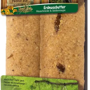 Meistverkauft Sparpaket 2 x 700 g JR Farm Peanut Bar Erdnussbutter Heuschrecken & Seidenraupen Nachfüller Wildvogelfutter